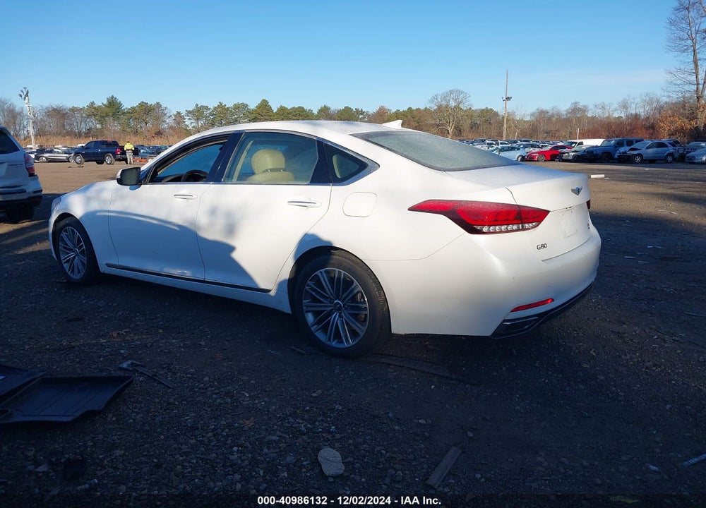 2020 GENESIS G80 3.8 AWD VIN: KMTFN4JE3LU334910