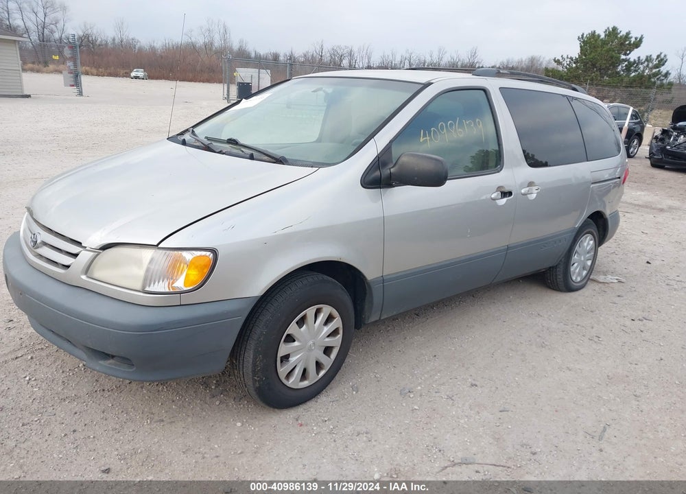2001 TOYOTA SIENNA LE VIN: 4T3ZF13C31U354996