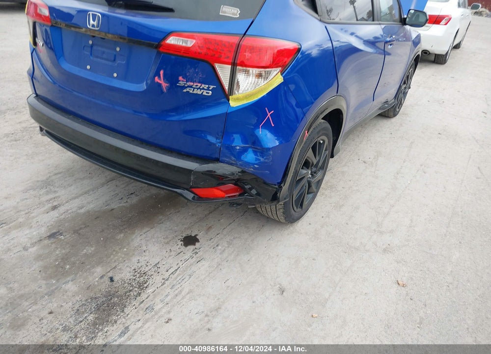 2022 HONDA HR-V AWD SPORT VIN: 3CZRU6H13NM762801