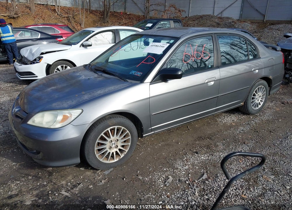 2005 HONDA CIVIC LX VIN: 2HGES16505H614074