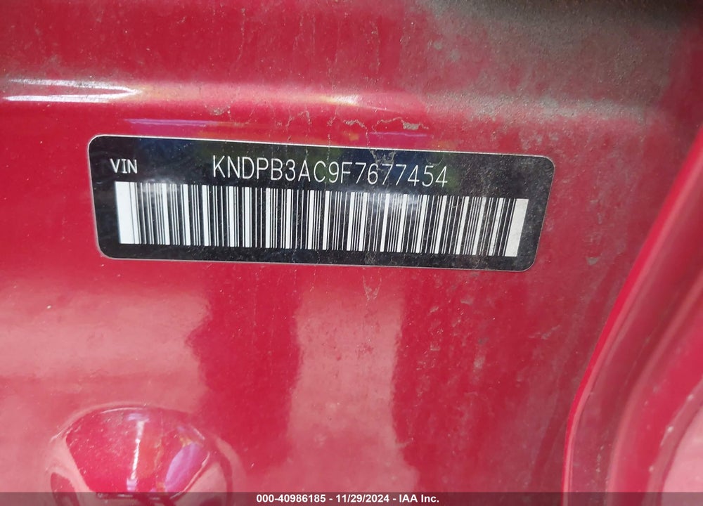 2015 KIA SPORTAGE LX VIN: KNDPB3AC9F7677454