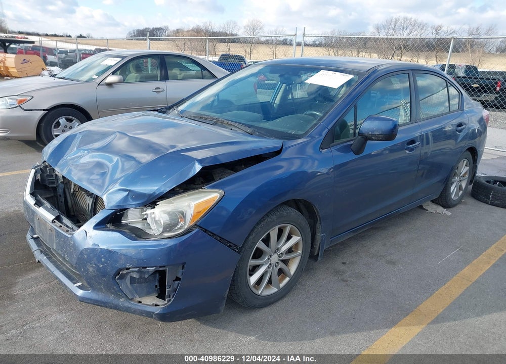 2012 SUBARU IMPREZA 2.0I PREMIUM VIN: JF1GJAC64CH012701