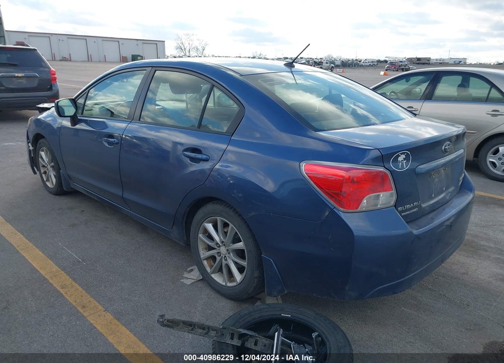2012 SUBARU IMPREZA 2.0I PREMIUM VIN: JF1GJAC64CH012701