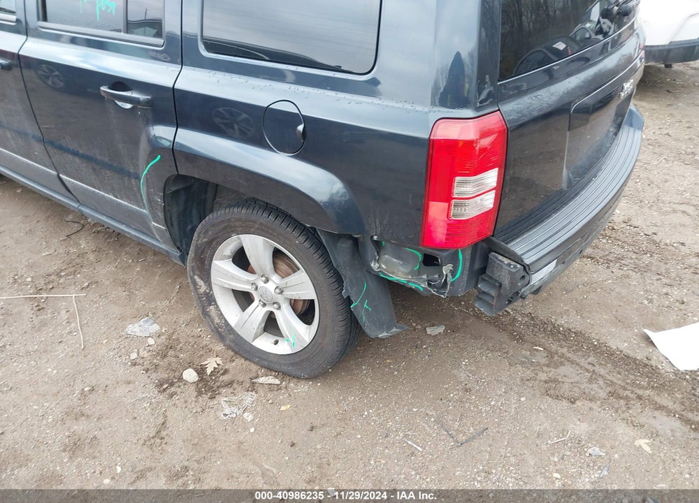 2015 JEEP PATRIOT LATITUDE VIN: 1C4NJPFB9FD235776