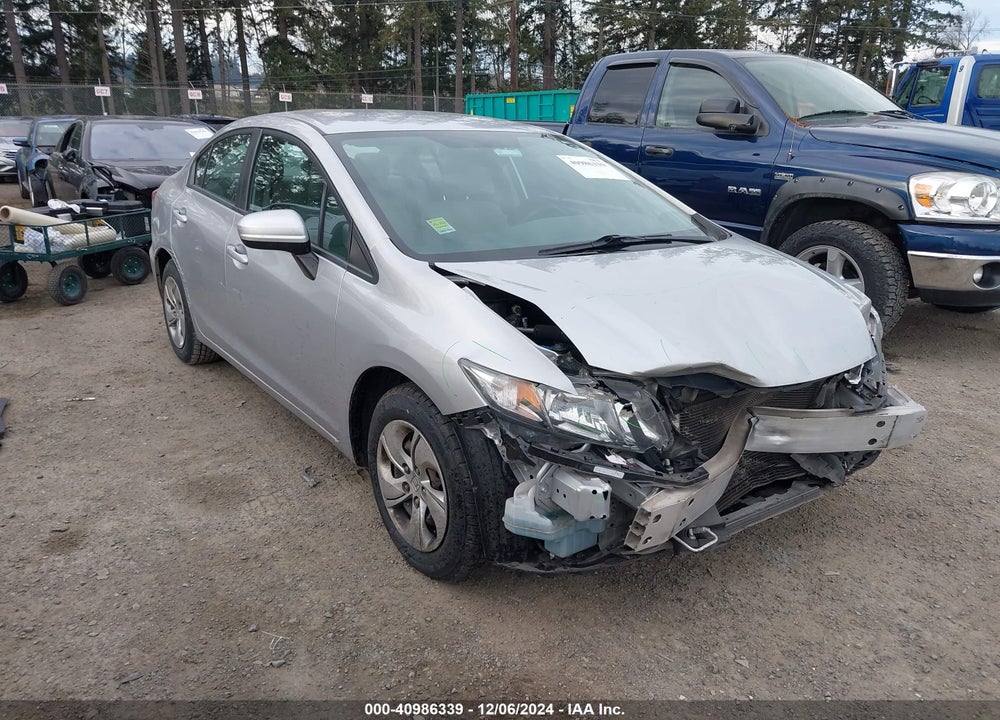 2014 HONDA CIVIC LX VIN: 19XFB2F50EE252641
