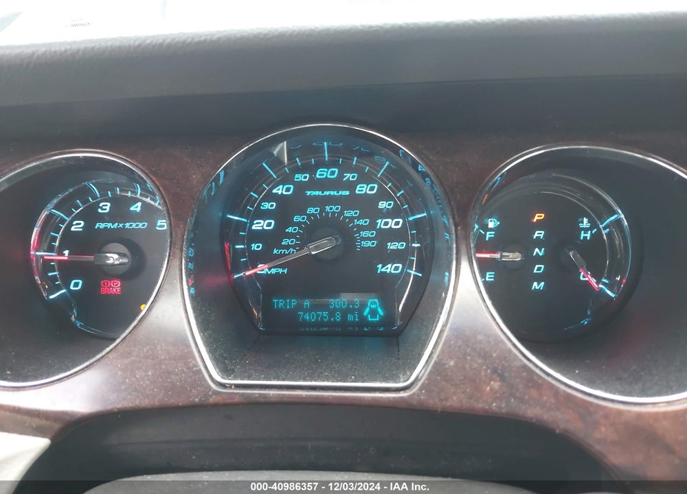 2010 FORD TAURUS SEL VIN: 1FAHP2EW8AG116505