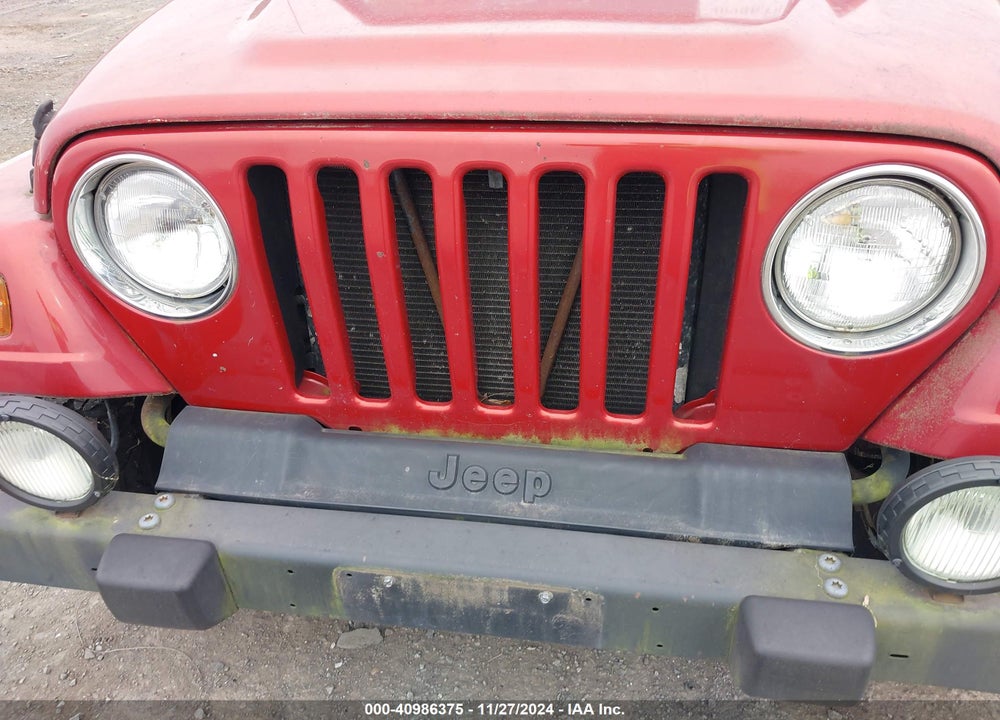 1999 JEEP WRANGLER SPORT VIN: 1J4FY19S3XP496260
