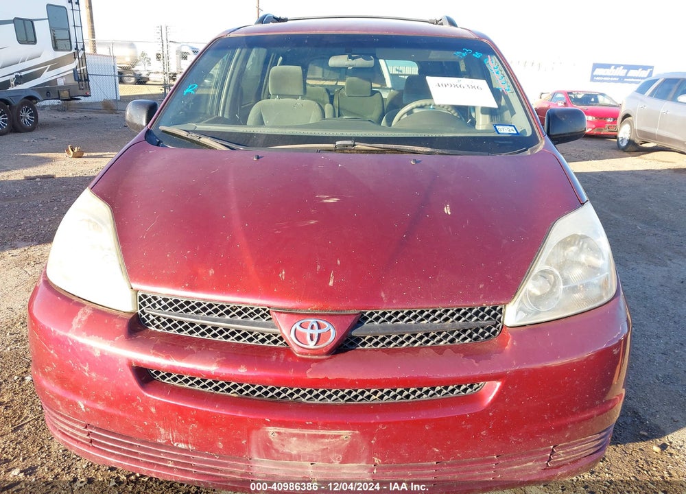 2005 TOYOTA SIENNA CE VIN: 5TDZA23C25S383479