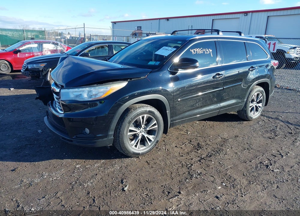 2016 TOYOTA HIGHLANDER XLE V6 VIN: 5TDJKRFH5GS351364