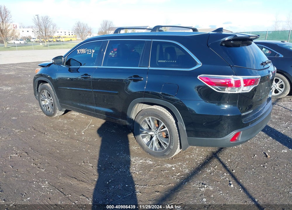 2016 TOYOTA HIGHLANDER XLE V6 VIN: 5TDJKRFH5GS351364