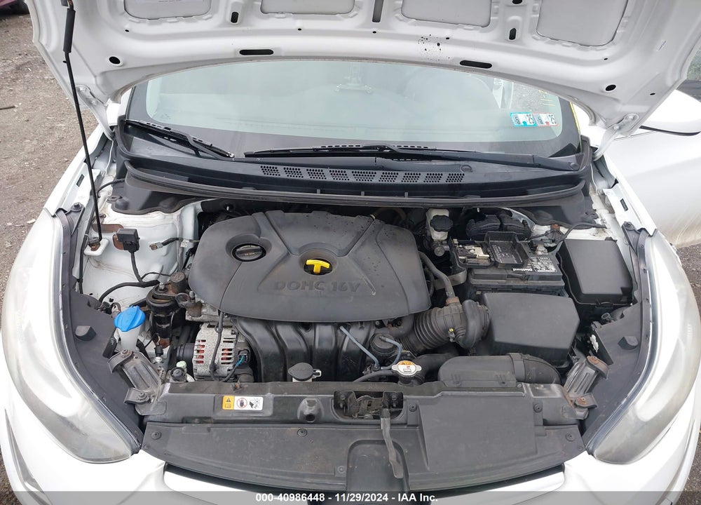 2014 HYUNDAI ELANTRA VIN: 5NPDH4AE8EH493836