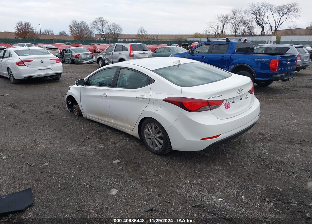 2014 HYUNDAI ELANTRA VIN: 5NPDH4AE8EH493836
