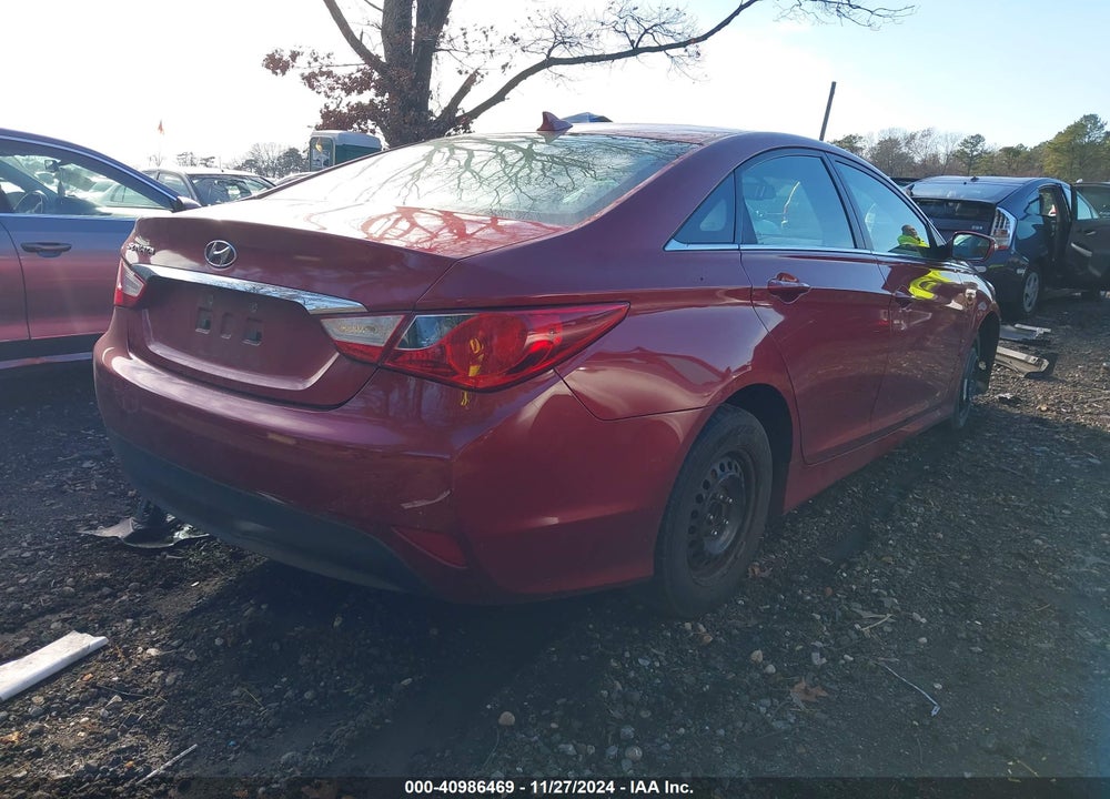 2014 HYUNDAI SONATA GLS VIN: 5NPEB4AC2EH905415