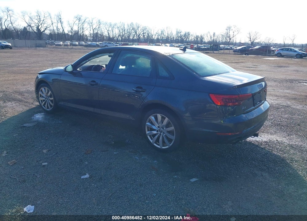 2017 AUDI A4 2.0T PREMIUM VIN: WAUANAF4XHN002422
