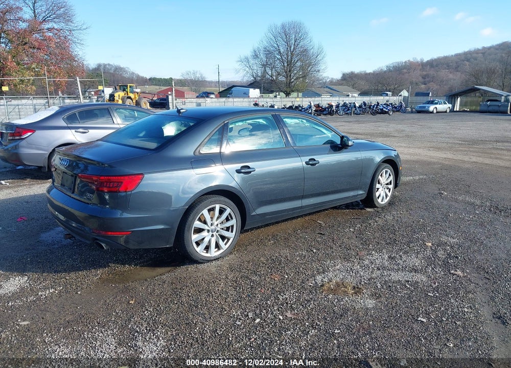 2017 AUDI A4 2.0T PREMIUM VIN: WAUANAF4XHN002422