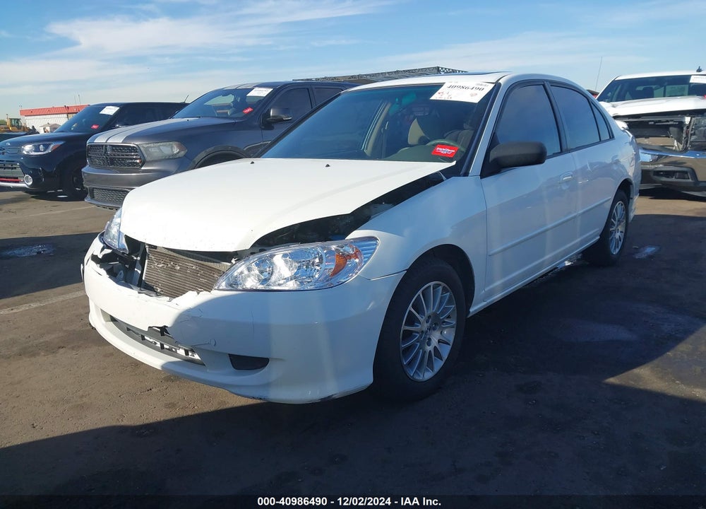2005 HONDA CIVIC EX VIN: 2HGES26745H593639