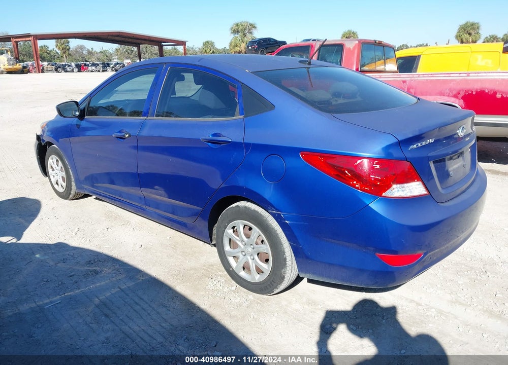 2013 HYUNDAI ACCENT VIN: KMHCT4AE1DU484194