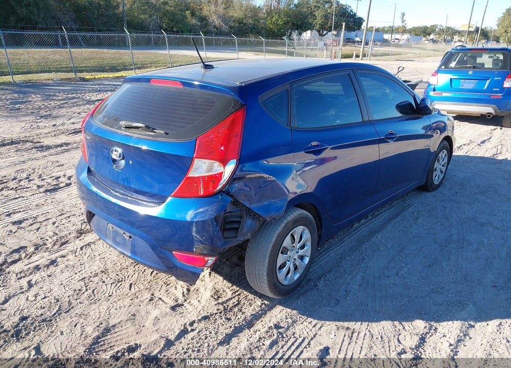 2016 HYUNDAI ACCENT SE VIN: KMHCT5AE1GU257517