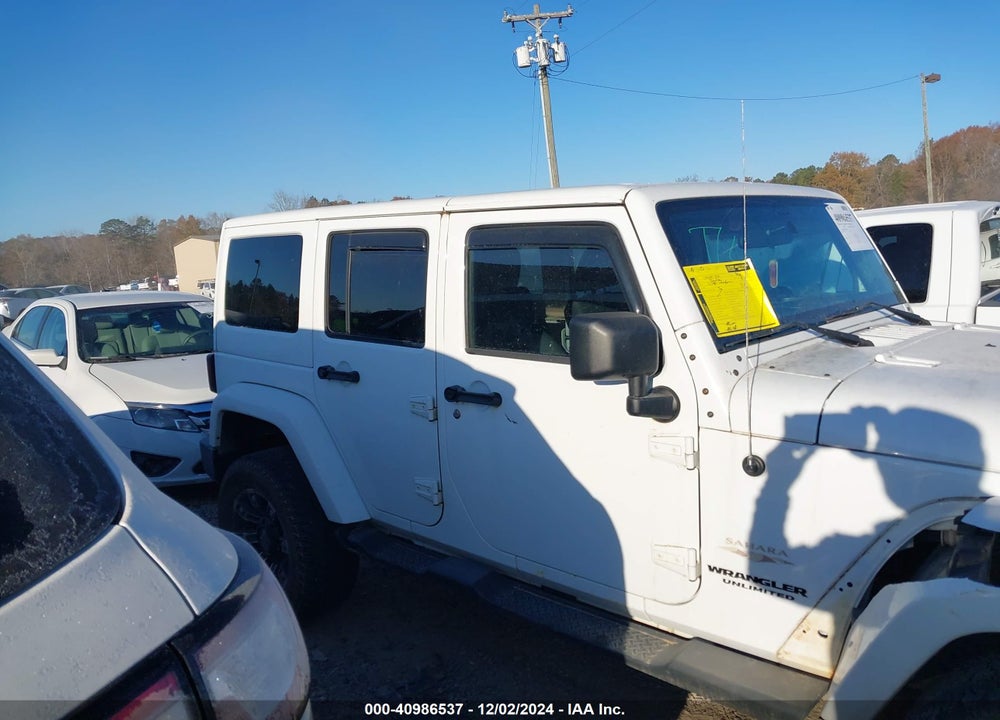 2012 JEEP WRANGLER UNLIMITED SAHARA VIN: 1C4BJWEGXCL236754