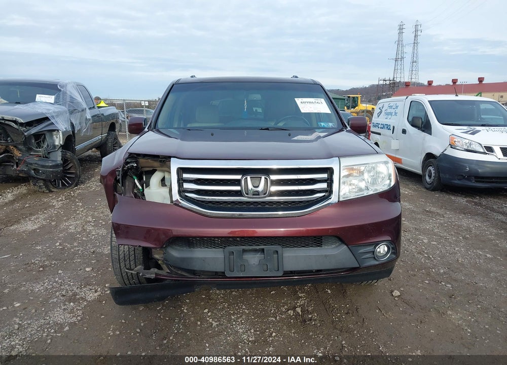 2012 HONDA PILOT EX-L VIN: 5FNYF4H54CB018290