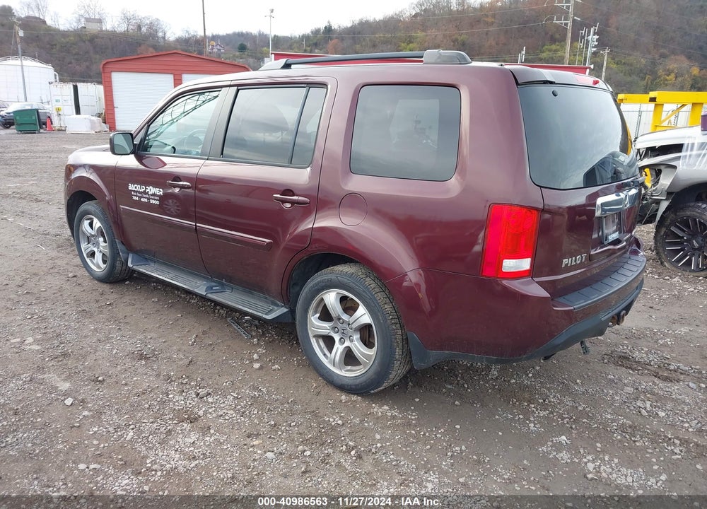 2012 HONDA PILOT EX-L VIN: 5FNYF4H54CB018290