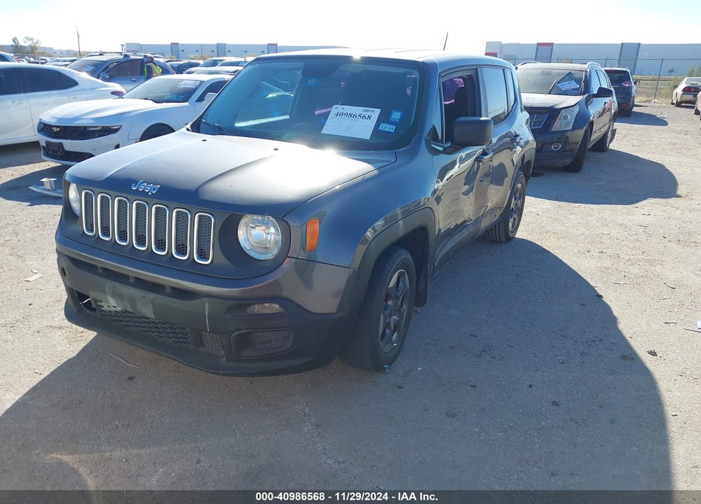 2016 JEEP RENEGADE SPORT VIN: ZACCJAAT5GPD42167