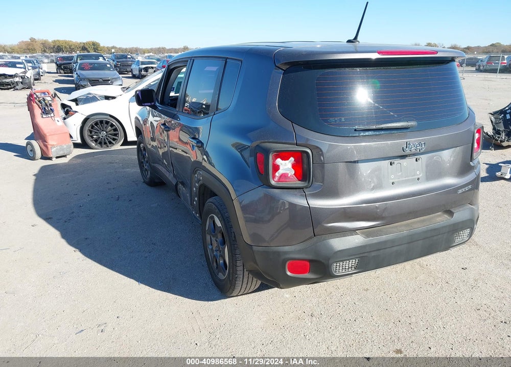 2016 JEEP RENEGADE SPORT VIN: ZACCJAAT5GPD42167