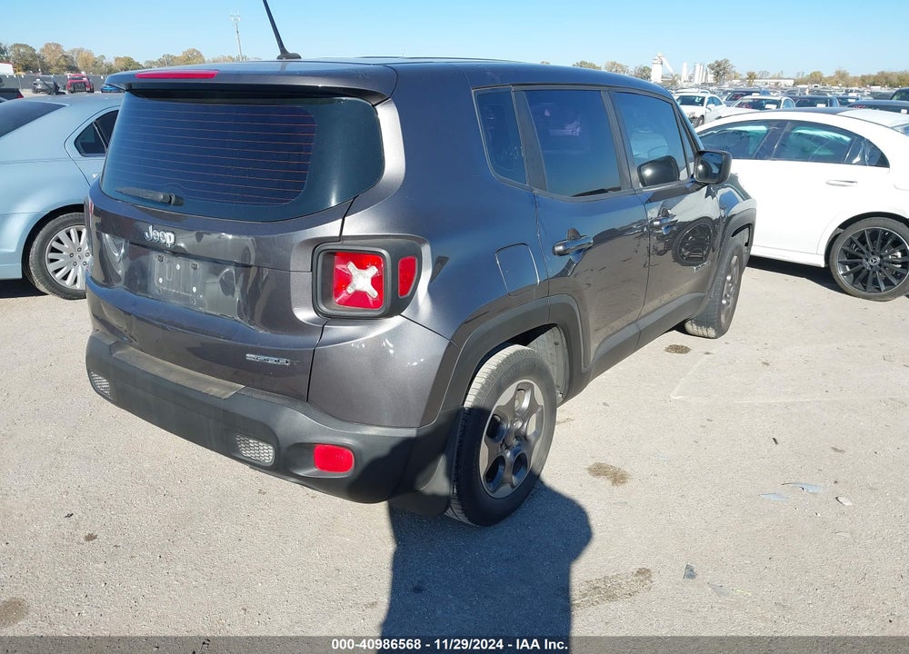 2016 JEEP RENEGADE SPORT VIN: ZACCJAAT5GPD42167