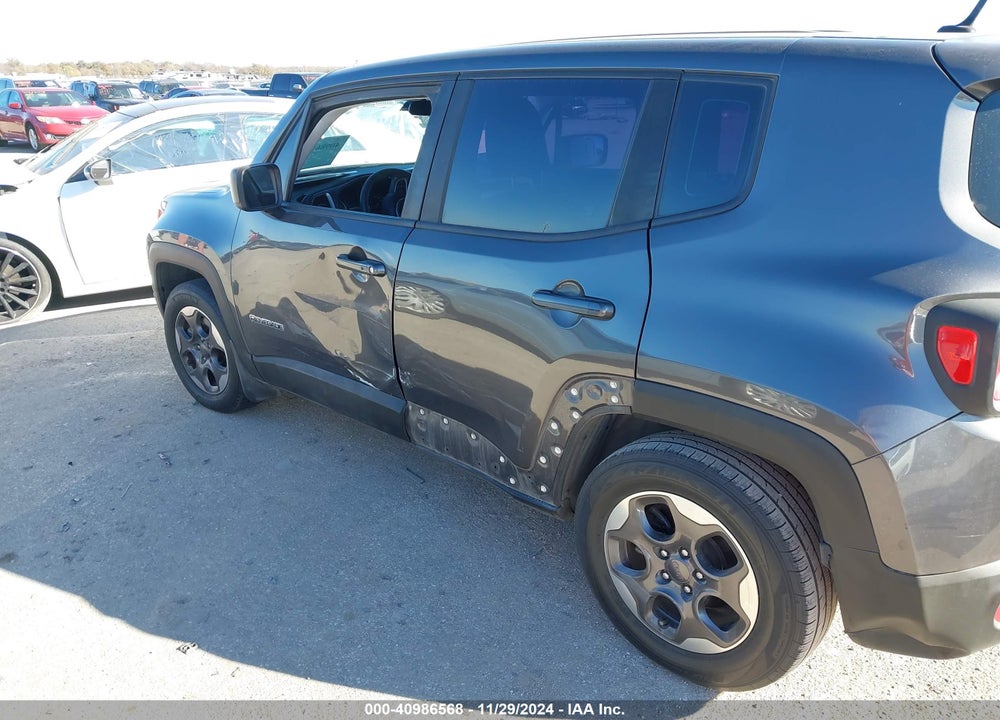 2016 JEEP RENEGADE SPORT VIN: ZACCJAAT5GPD42167