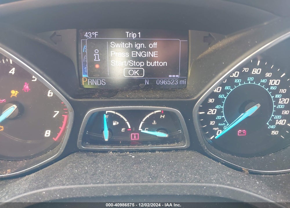 2013 FORD ESCAPE TITANIUM VIN: 1FMCU9J95DUA84474