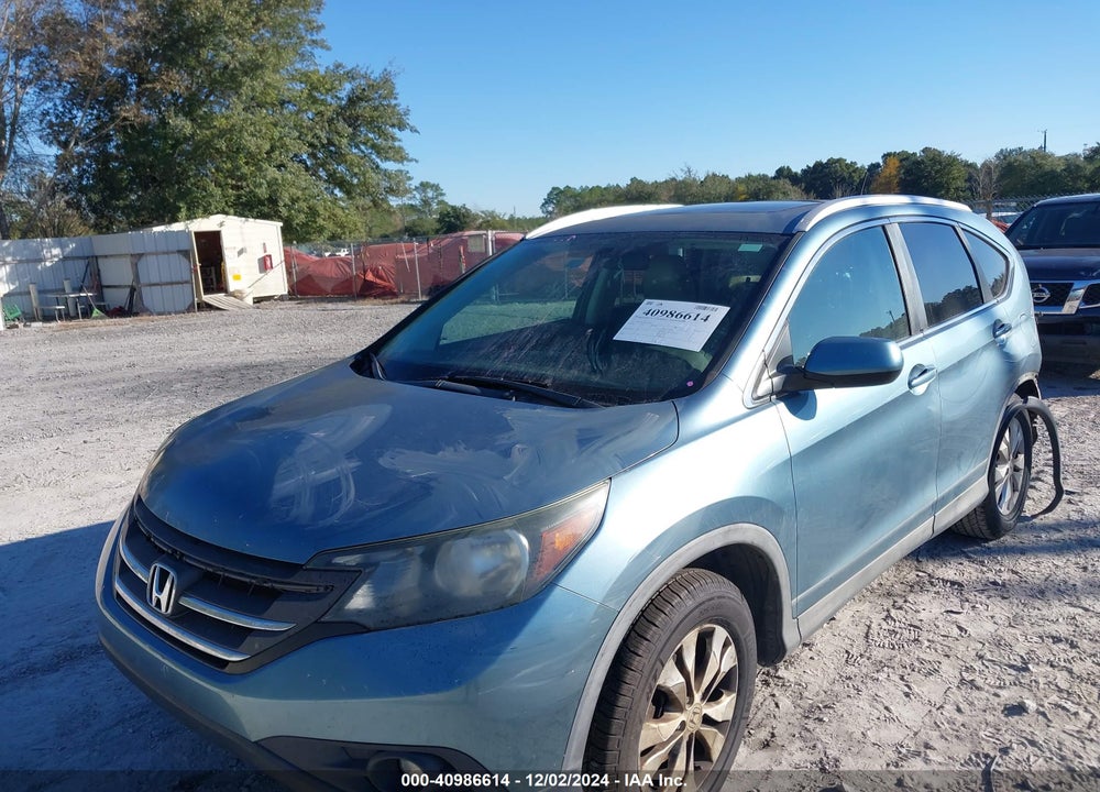 2013 HONDA CR-V EX-L VIN: 5J6RM3H7XDL043015