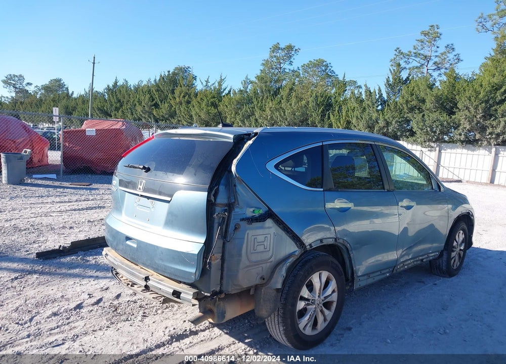 2013 HONDA CR-V EX-L VIN: 5J6RM3H7XDL043015