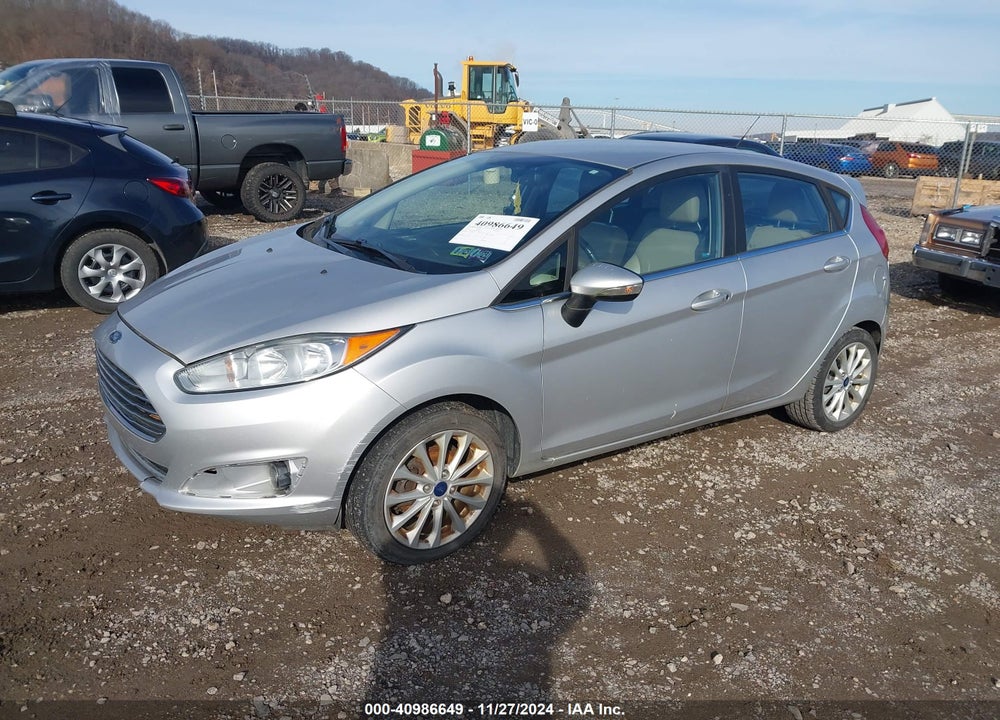 2017 FORD FIESTA TITANIUM VIN: 3FADP4FJ6HM143800