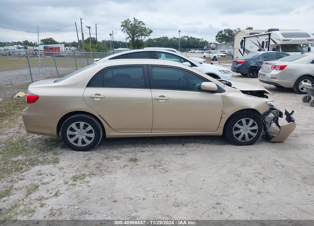 2011 TOYOTA COROLLA LE VIN: JTDBU4EE6B9130324