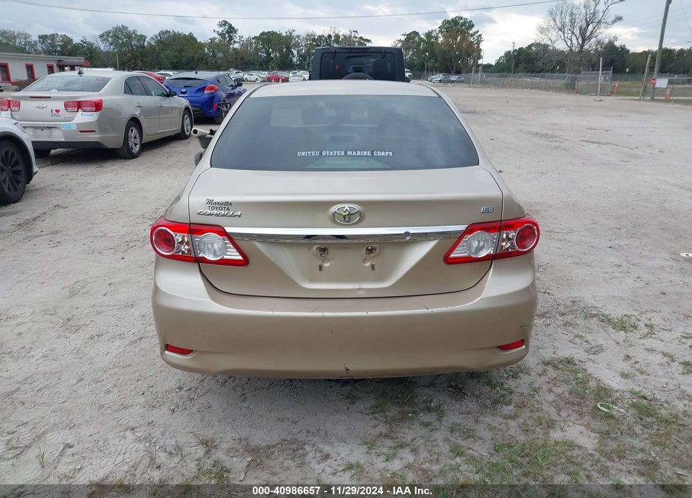 2011 TOYOTA COROLLA LE VIN: JTDBU4EE6B9130324