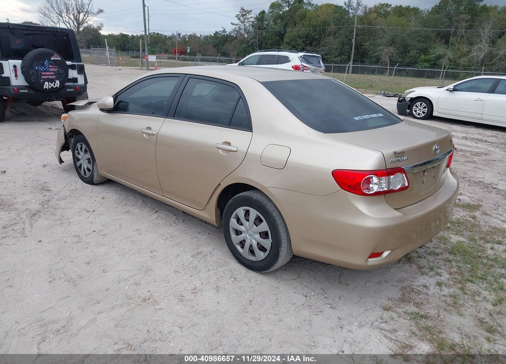 2011 TOYOTA COROLLA LE VIN: JTDBU4EE6B9130324