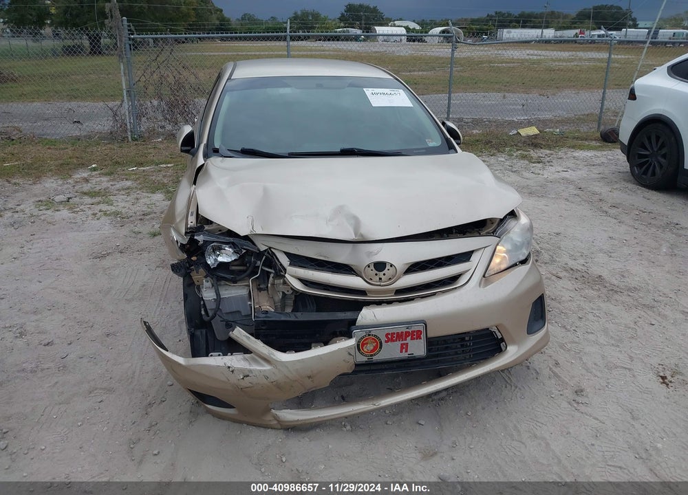 2011 TOYOTA COROLLA LE VIN: JTDBU4EE6B9130324