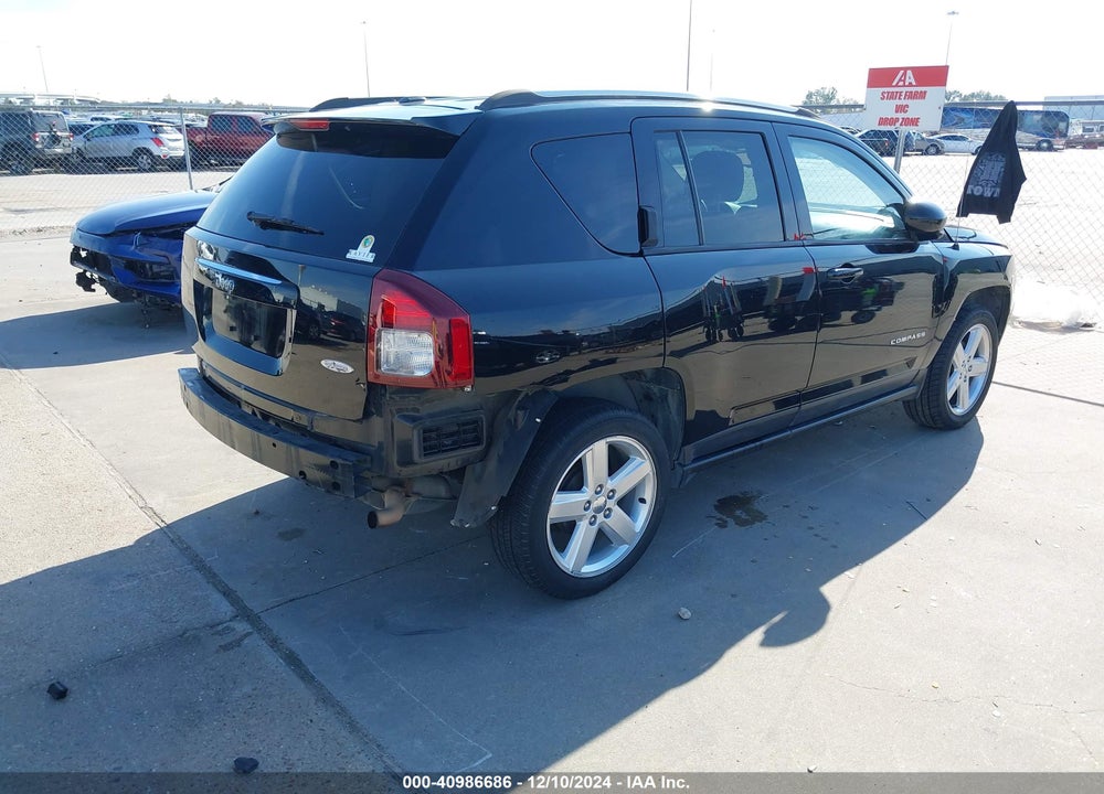 2014 JEEP COMPASS HIGH ALTITUDE VIN: 1C4NJCEA4ED825254