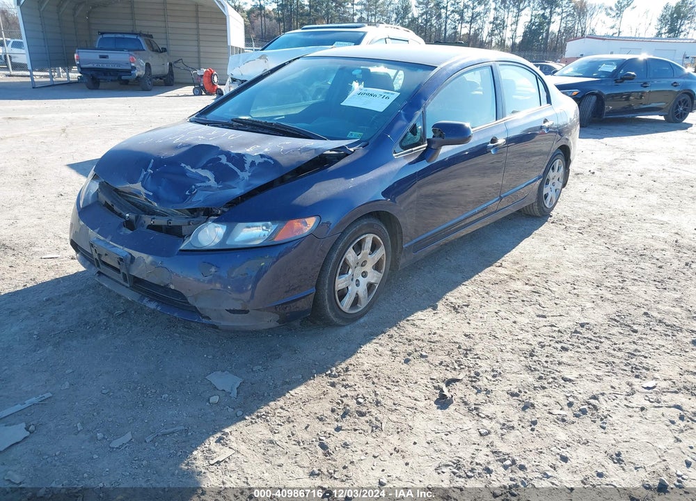 2007 HONDA CIVIC LX VIN: 1HGFA16547L047140