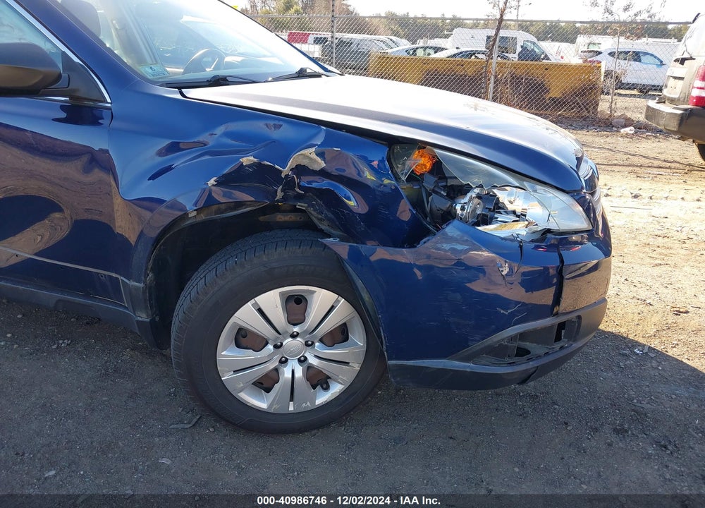 2011 SUBARU OUTBACK 2.5I VIN: 4S4BRBAC5B1420946