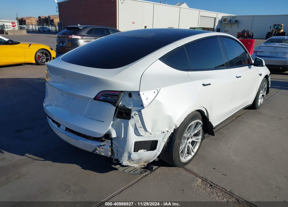 2021 TESLA MODEL Y LONG RANGE DUAL MOTOR ALL-WHEEL DRIVE VIN: 5YJYGDEE1MF285583