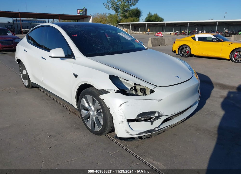 2021 TESLA MODEL Y LONG RANGE DUAL MOTOR ALL-WHEEL DRIVE VIN: 5YJYGDEE1MF285583