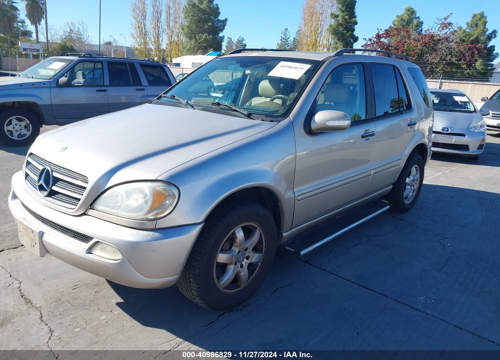 2003 MERCEDES-BENZ ML 500 VIN: 4JGAB75E73A384414