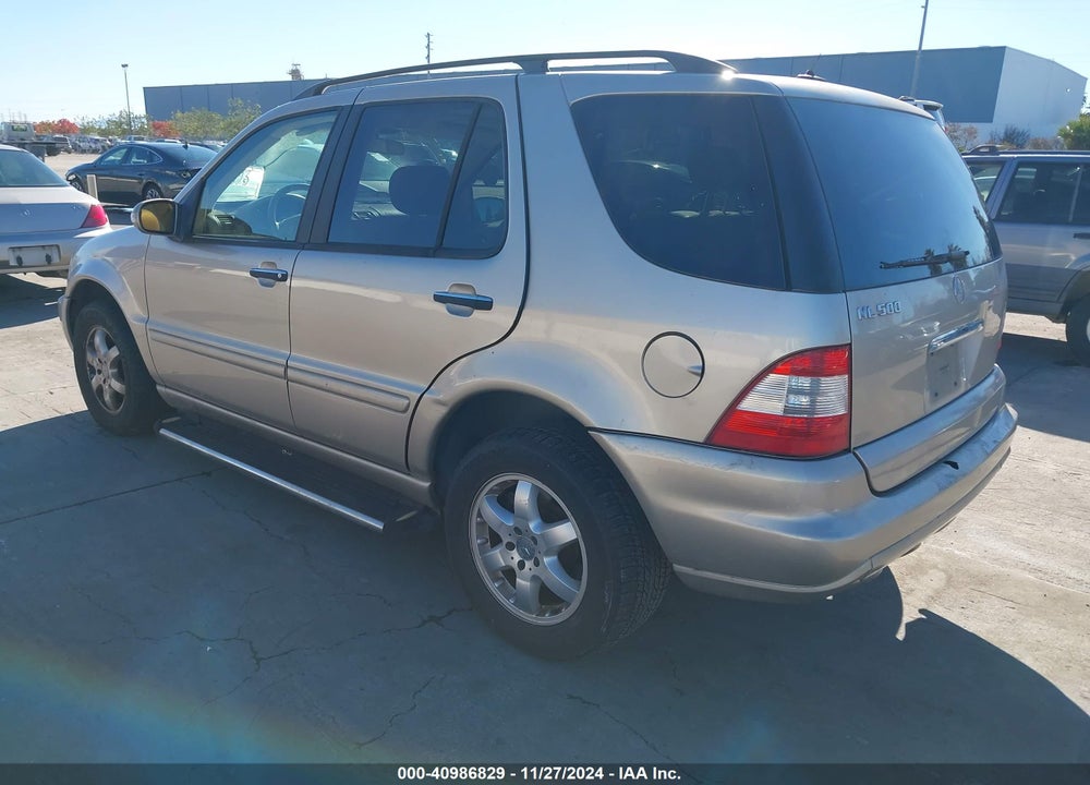 2003 MERCEDES-BENZ ML 500 VIN: 4JGAB75E73A384414