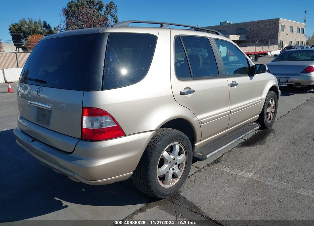 2003 MERCEDES-BENZ ML 500 VIN: 4JGAB75E73A384414