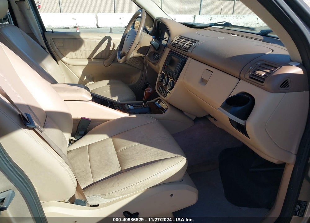 2003 MERCEDES-BENZ ML 500 VIN: 4JGAB75E73A384414