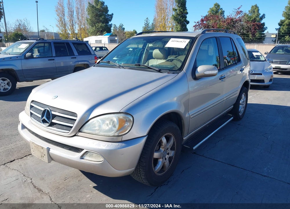 2003 MERCEDES-BENZ ML 500 VIN: 4JGAB75E73A384414