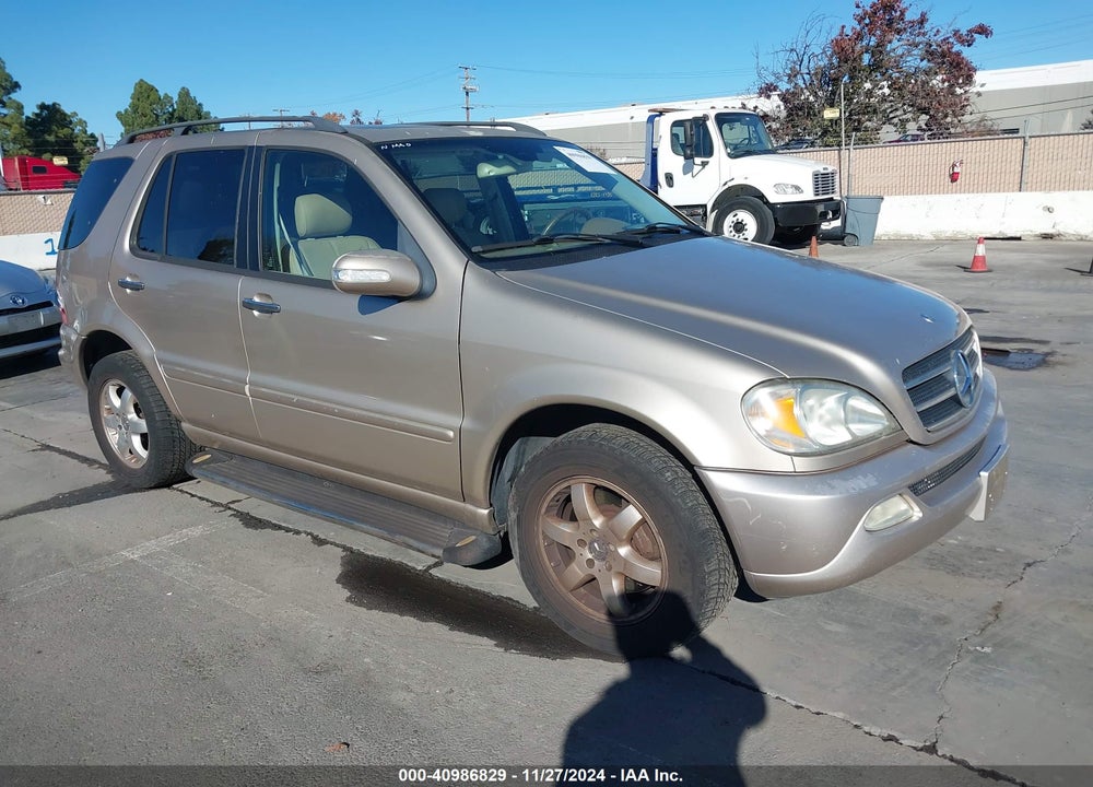 2003 MERCEDES-BENZ ML 500 VIN: 4JGAB75E73A384414