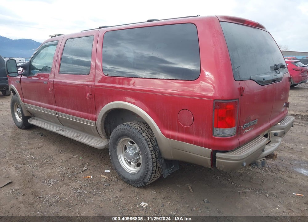 2003 FORD EXCURSION EDDIE BAUER VIN: 1FMSU45P53EC08274