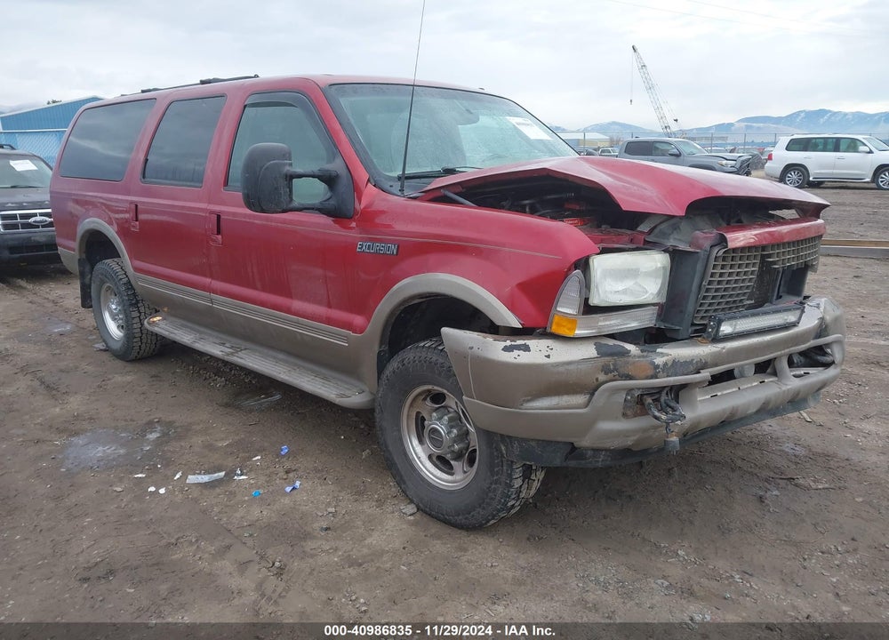 2003 FORD EXCURSION EDDIE BAUER VIN: 1FMSU45P53EC08274